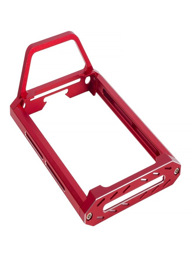 TOOMOD Aluminum Alloy RC Remote Radio Controller Bracket Holder Transmitter Protector Frame for Flysky Noble NB4 Pro NB4 Lite NB4 Protect Support (Red) - Image 5